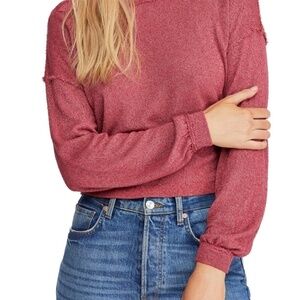 We The Free People Hacci Top Stay With Me  XS NEW